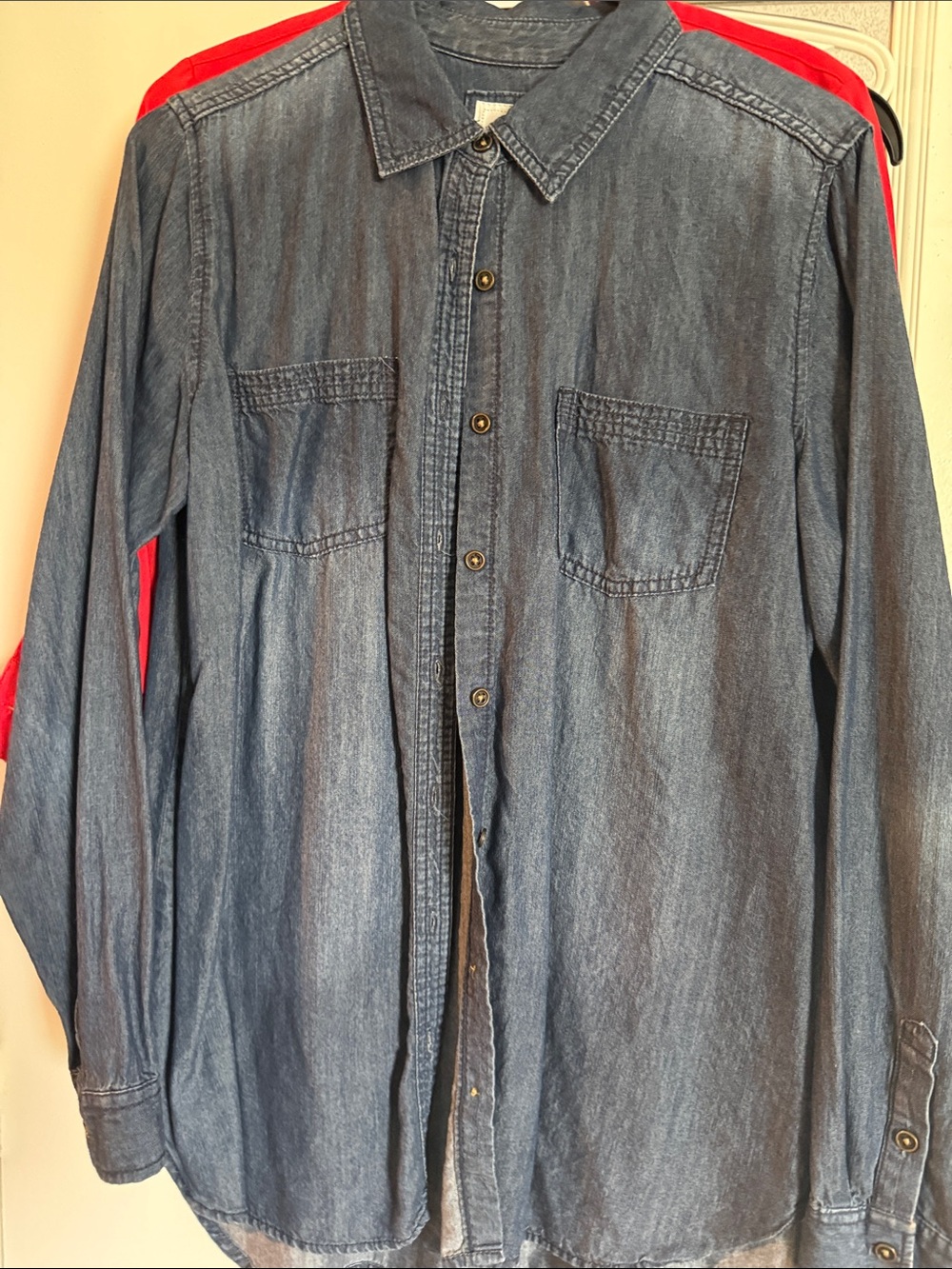 Sonoma Blue Denim Button-Down Shirt